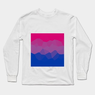 Bi flag poly design subtle Long Sleeve T-Shirt